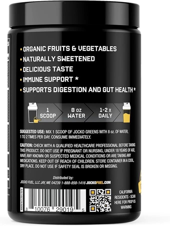 Jocko Fuel Daily Greens – Gut & Immune Support 30 Servings