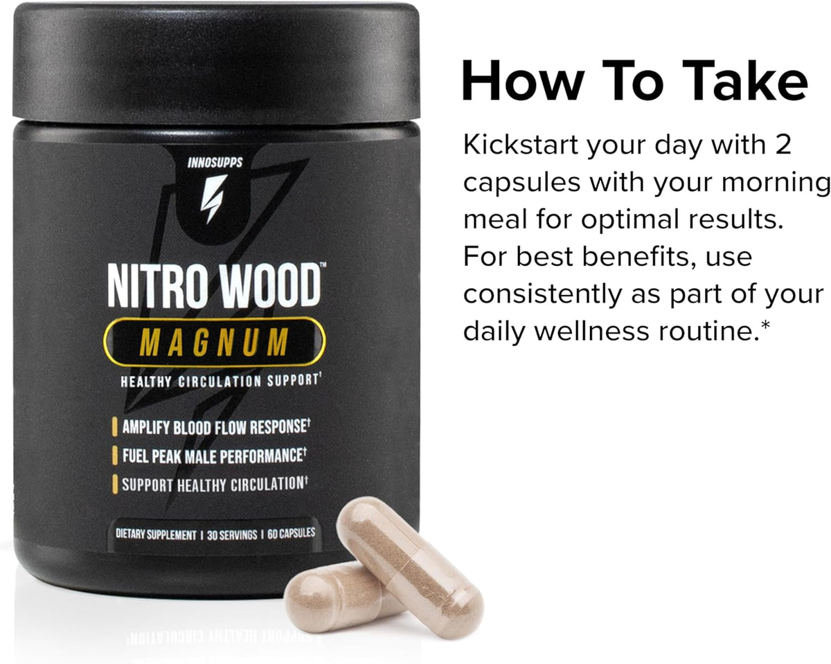 Inno Supps Nitro Wood MAGNUM – Stamina & Circulation Support