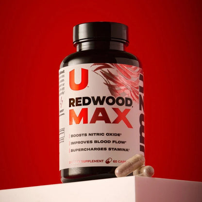 Redwood Max Nitric Oxide Supplement – Blood Flow & Stamina Support, 60 Capsules