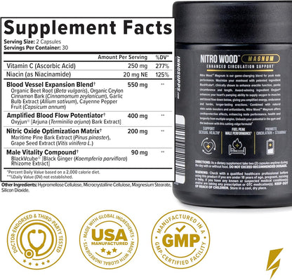 Inno Supps Nitro Wood MAGNUM – Stamina & Circulation Support