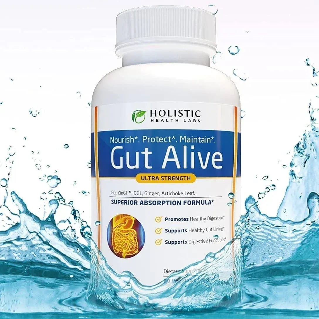 Gut Alive Ultra Strength – Gut & Digestive Health Support, 6 Capsules