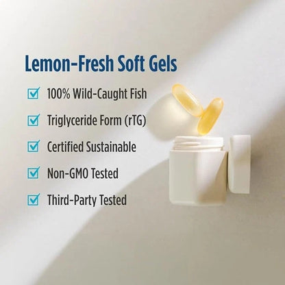 Nordic Naturals Ultimate Omega 2X, Lemon Flavor - 90 Soft Gels