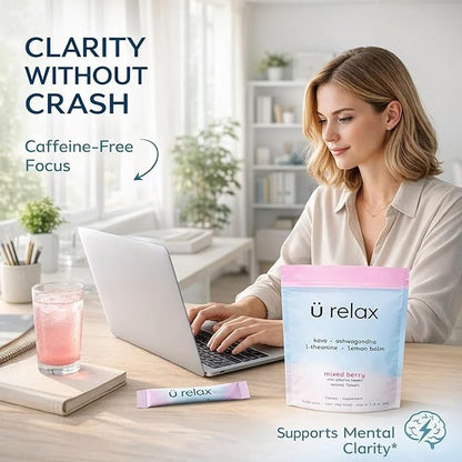 Relax Calming Drink – Natural Calm Powder Drink 15 Packets