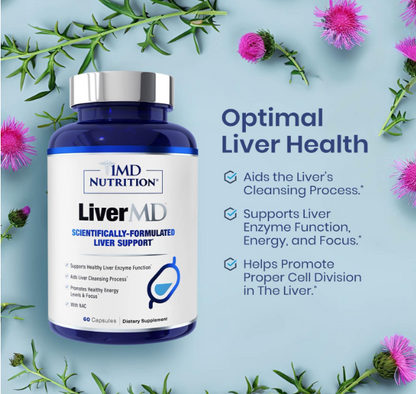 LiverMD Liver Support Supplement – Liver Health & Wellness, 60 Capsules