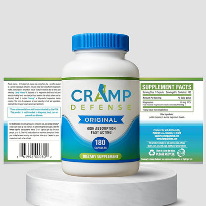 Cramp Defense® Magnesium – Leg & Muscle Cramp Support