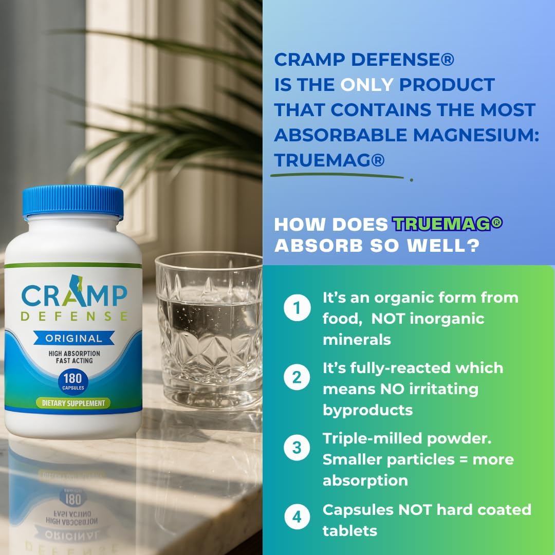 Cramp Defense® Magnesium – Leg & Muscle Cramp Support