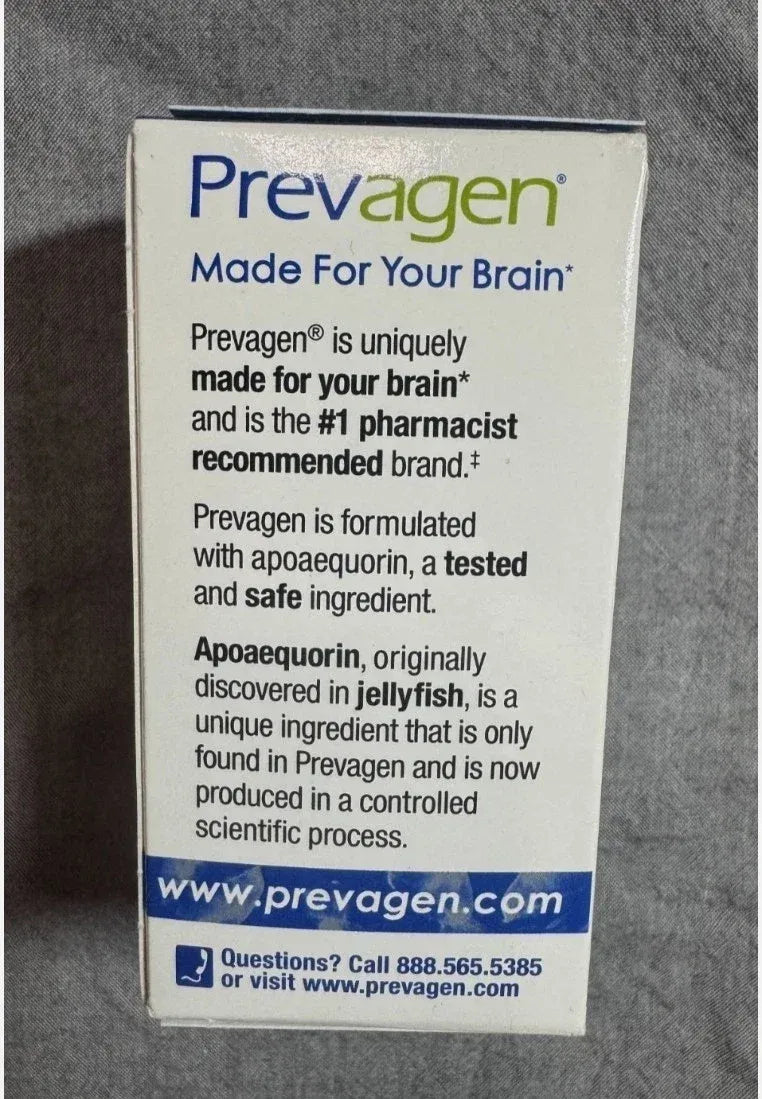 Prevagen Regular Strength – Brain & Memory Support, 60 Capsules