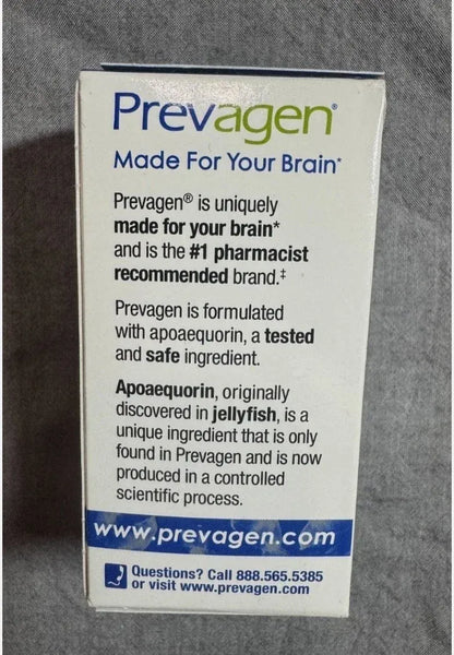 Prevagen Regular Strength – Brain & Memory Support, 60 Capsules