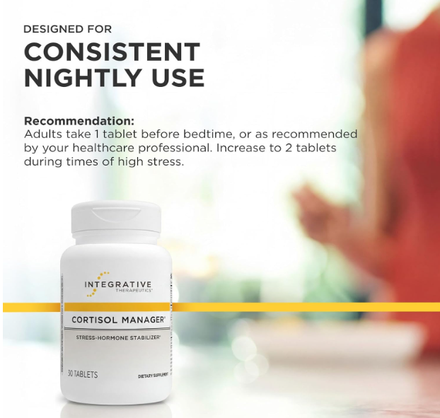 Cortisol Manager – Stress & Relaxation Support with Ashwagandha, 30ct