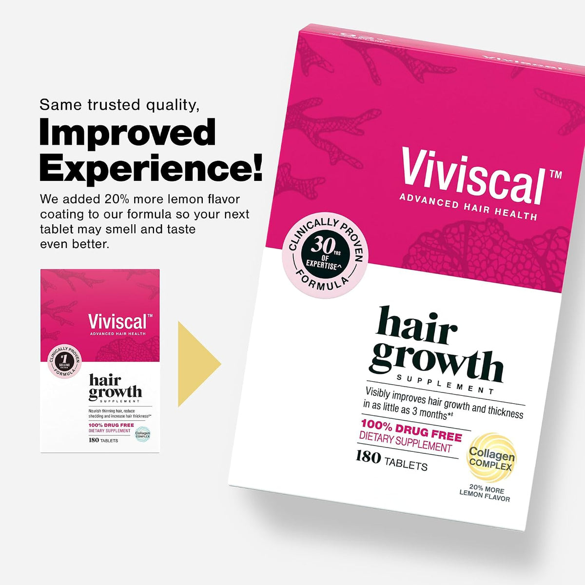 Viviscal Hair Growth Supplement – 180 Tablets