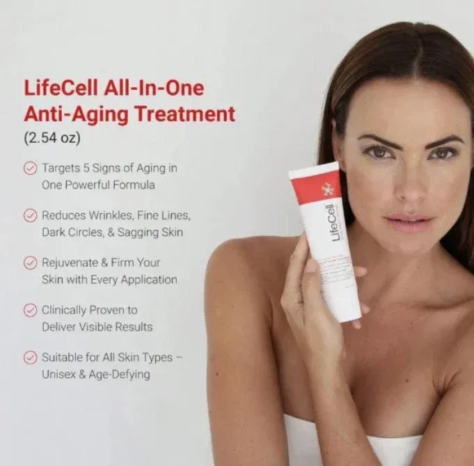 LifeCell South Beach Skincare All In One Anti-Aging Treatment - 2.54 oz